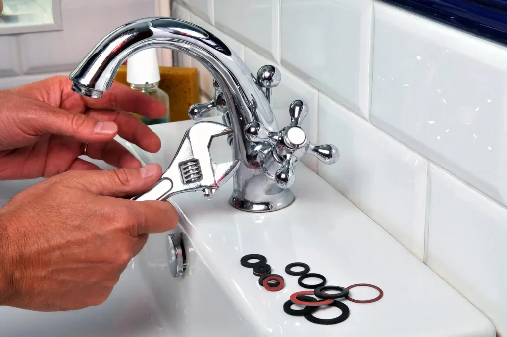 Bathroom faucet repair and fixture replacement by Peachtree Corners Plumbing Pros